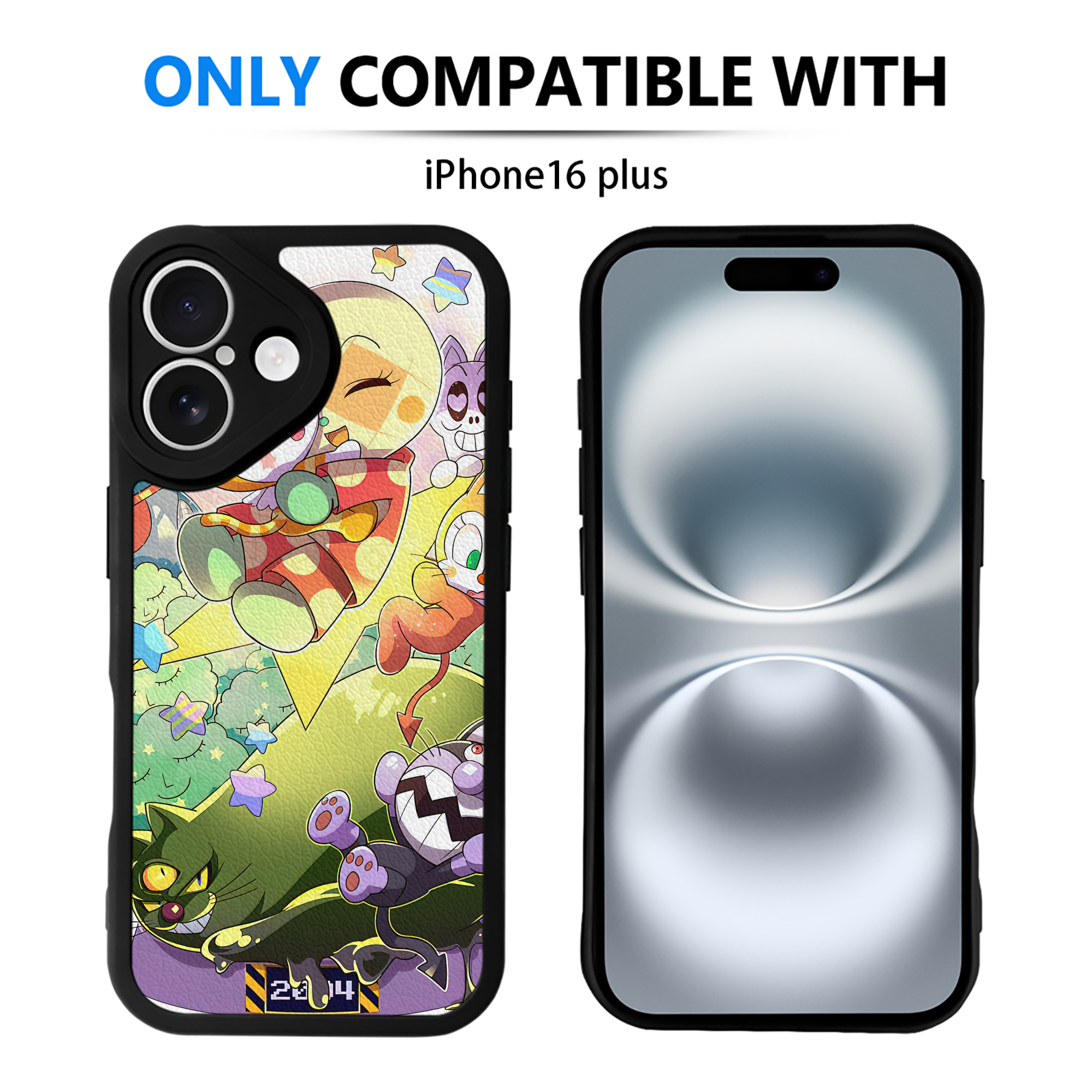 （画像用） アンパンマン Anpanman 【iPhone 16シリーズ対応】シリコンスマホケース（レザー調） 材質：シリコン
